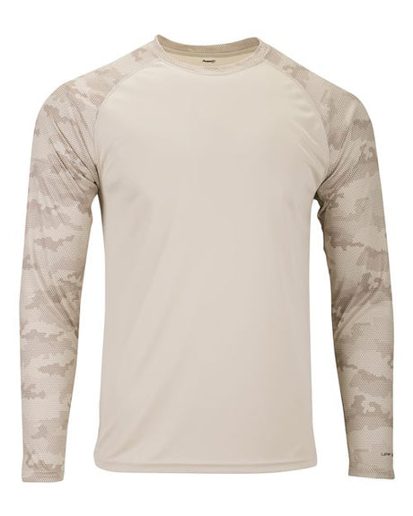 Paragon Men's Cayman Performance Colorblocked Long Sleeve T-Shirt Paragon
