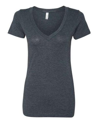Next Level Women's Triblend Deep V-Neck