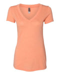 Next Level Women's Triblend Deep V-Neck T-Shirt Next Level