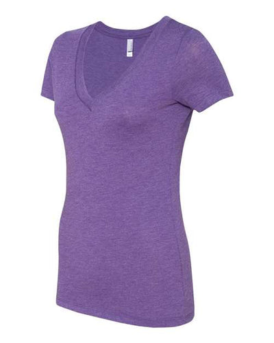 Next Level Women's Triblend Deep V-Neck