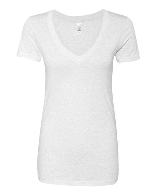 Next Level Women's Triblend Deep V-Neck T-Shirt Next Level