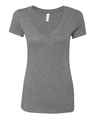 Next Level Women's Triblend Deep V-Neck