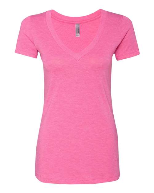 Next Level Women's Triblend Deep V-Neck T-Shirt Next Level