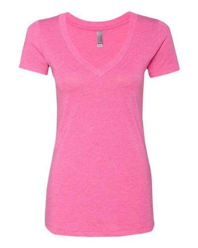Next Level Women's Triblend Deep V-Neck