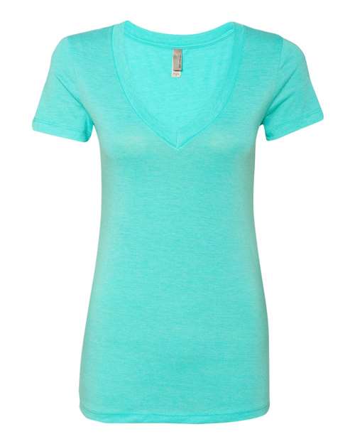 Next Level Women's Triblend Deep V-Neck T-Shirt Next Level