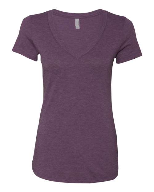 Next Level Women's Triblend Deep V-Neck T-Shirt Next Level