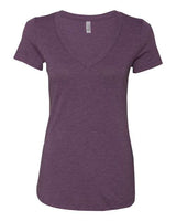 Next Level Women's Triblend Deep V-Neck T-Shirt Next Level