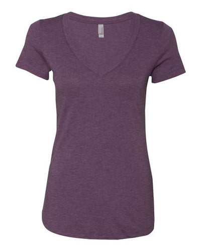 Next Level Women's Triblend Deep V-Neck