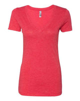 Next Level Women's Triblend Deep V-Neck T-Shirt Next Level