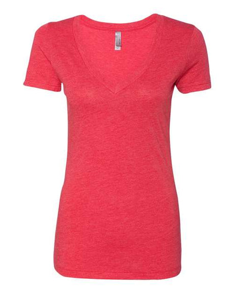 Next Level Women's Triblend Deep V-Neck T-Shirt Next Level