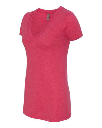 Next Level Women's Triblend Deep V-Neck