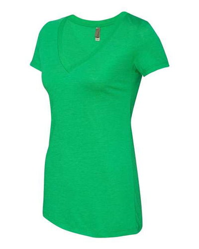 Next Level Women's Triblend Deep V-Neck