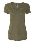 Next Level Women's Triblend Deep V-Neck T-Shirt Next Level