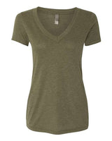 Next Level Women's Triblend Deep V-Neck T-Shirt Next Level