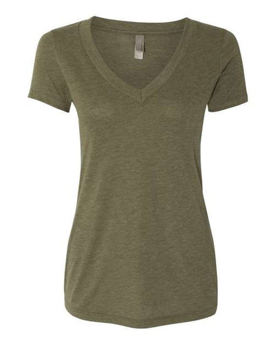 Next Level Women's Triblend Deep V-Neck