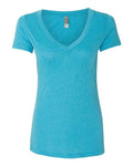Next Level Women's Triblend Deep V-Neck T-Shirt Next Level