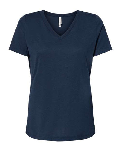 BELLA + CANVAS Women's Relaxed Triblend Short Sleeve V-Neck Tee