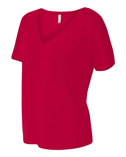 BELLA + CANVAS Women's Slouchy V-Neck Tee