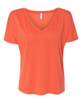 BELLA + CANVAS Women's Slouchy V-Neck Tee