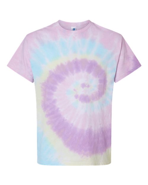 Colortone Men's Multi-Color Tie-Dyed T-Shirt Colortone