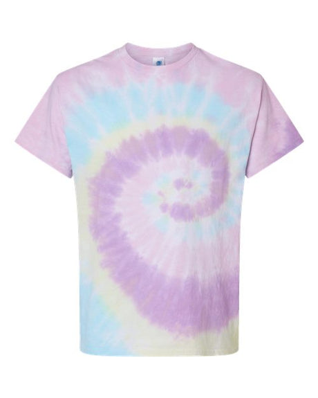 Colortone Men's Multi-Color Tie-Dyed T-Shirt Colortone