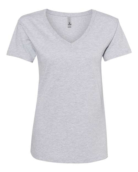 Next Level Women’s Cotton V-Neck T-Shirt-1