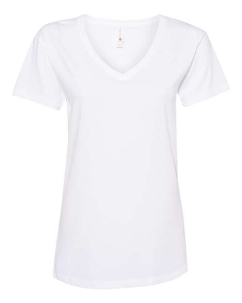 Next Level Women's Fine Jersey Relaxed V T-Shirt Next Level
