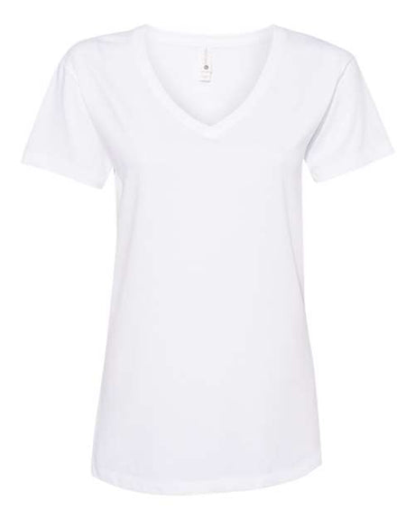 Next Level Women's Fine Jersey Relaxed V T-Shirt Next Level
