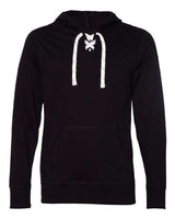 J. America Men's Jersey Sport Lace Hooded Pullover J. America
