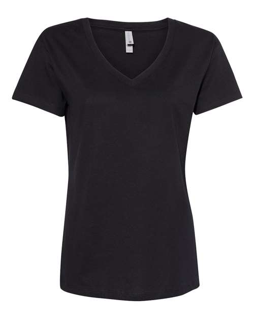 Next Level Women's Fine Jersey Relaxed V T-Shirt Next Level
