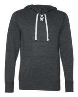 J. America Men's Jersey Sport Lace Hooded Pullover J. America