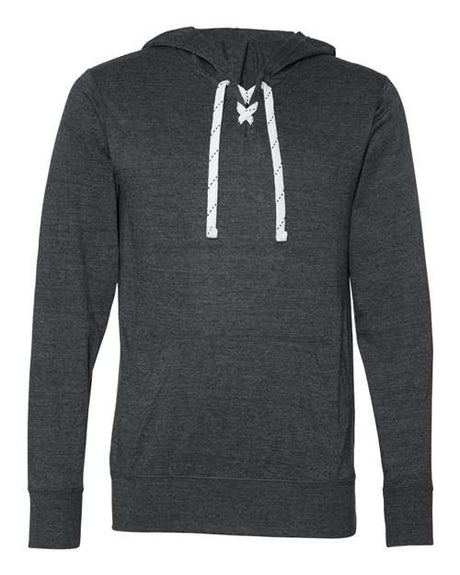 J. America Men's Jersey Sport Lace Hooded Pullover J. America