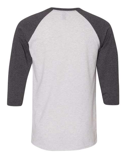 JERZEES Men's Triblend Three-Quarter Raglan Baseball T-Shirt JERZEES