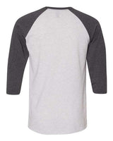 JERZEES Men's Triblend Three-Quarter Raglan Baseball T-Shirt JERZEES