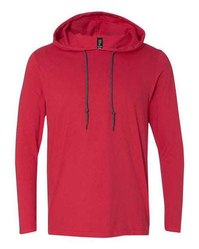 Gildan Men's Softstyle® Lightweight Hooded Long Sleeve T-Shirt