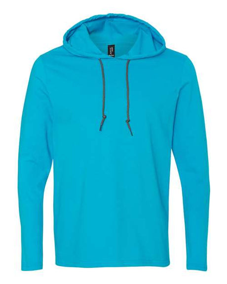 Gildan Men's Softstyle® Lightweight Hooded Long Sleeve T-Shirt Gildan