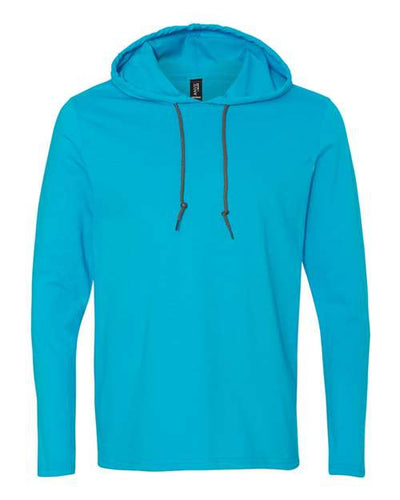 Gildan Men's Softstyle® Lightweight Hooded Long Sleeve T-Shirt
