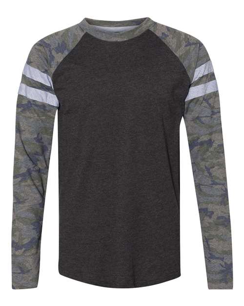 LAT Fine Jersey Mash Up Long Sleeve Tee LAT