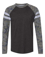 LAT Fine Jersey Mash Up Long Sleeve Tee LAT