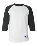 Champion Men's Three-Quarter Raglan Sleeve Baseball T-Shirt