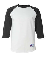 Champion Men's Three-Quarter Raglan Sleeve Baseball T-Shirt