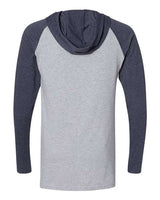 LAT Men's Fine Jersey Hooded Long Sleeve Raglan T-Shirt LAT