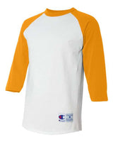 Champion Men's Three-Quarter Raglan Sleeve Baseball T-Shirt