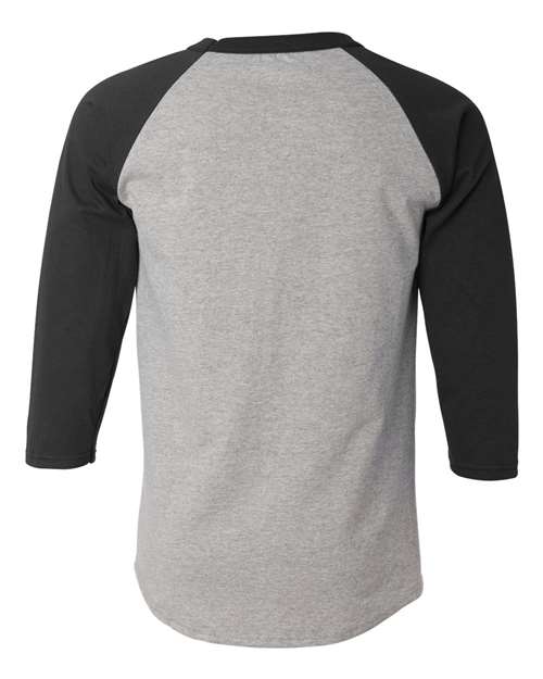 Champion Men's Three-Quarter Raglan Sleeve Baseball T-Shirt