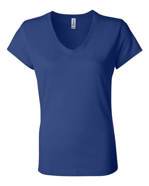BELLA + CANVAS Women's Jersey V-Neck Tee