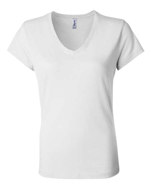 BELLA + CANVAS Women's Jersey V-Neck Tee