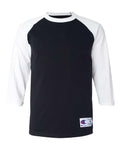 Champion Men's Three-Quarter Raglan Sleeve Baseball T-Shirt