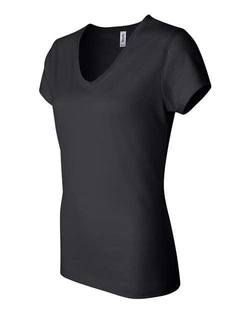 BELLA + CANVAS Women's Jersey V-Neck Tee