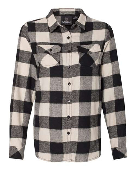 Burnside Women's Yarn-Dyed Long Sleeve Flannel Shirt Burnside