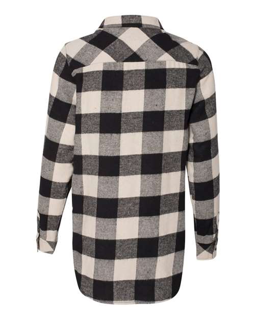 Burnside Women's Yarn-Dyed Long Sleeve Flannel Shirt Burnside